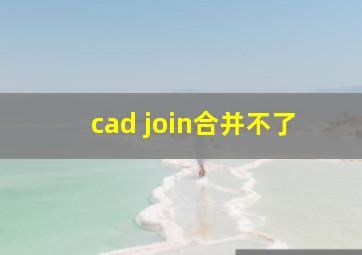 cad join合并不了